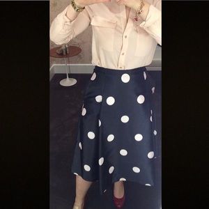 Kate Spade Dot Midi Skirt